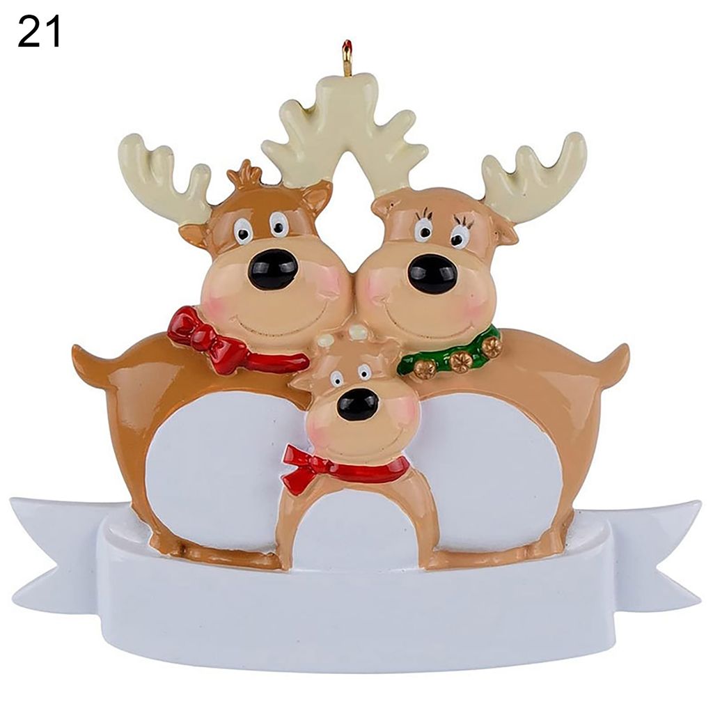 Weihnachtsornamente, auffällige hängende Weihnachtsornamente aus UV-beständigem Kunstharz in leuchtenden Farben für Zuhause-21