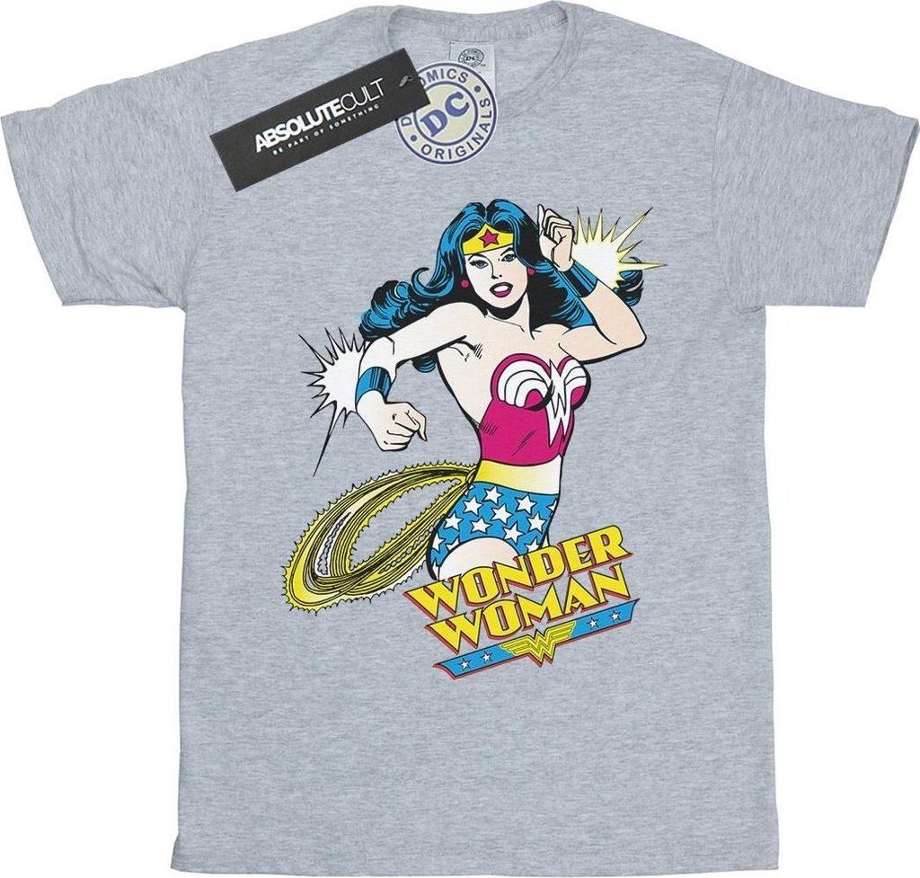 Wonder Woman - T-Shirt für Herren BI724 (L) (Grau)