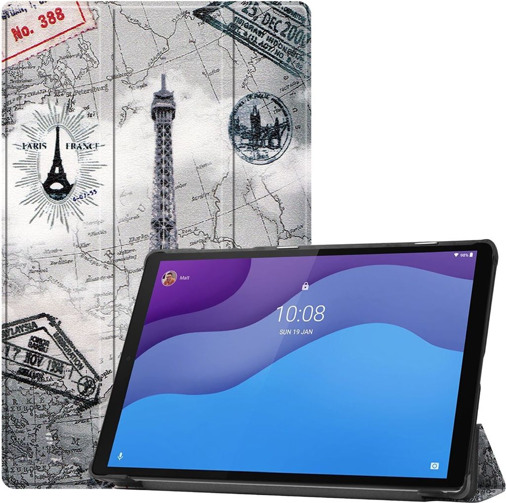 Hülle für Lenovo Tab M10 2nd 2020 TB-X306F TB-X306X 10.1 Zoll Smart Cover Etui mit Standfunktion und Auto Sleep/Wake Funktion