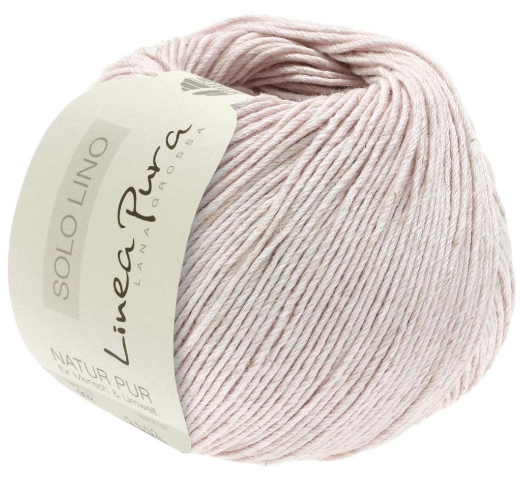 Lana Grossa - Solo Lino 0044 perlrosa Produktbild 