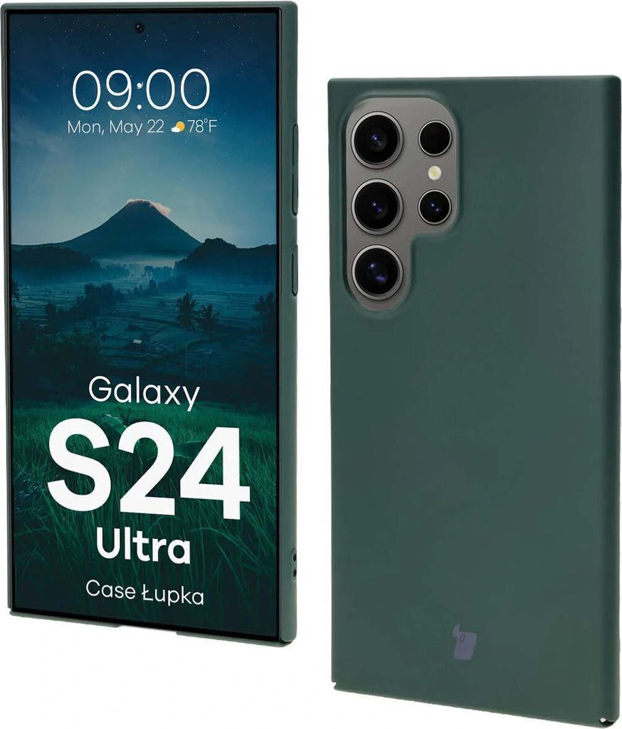 BIZON Case Lupka Samsung Galaxy S24 Ultra grün