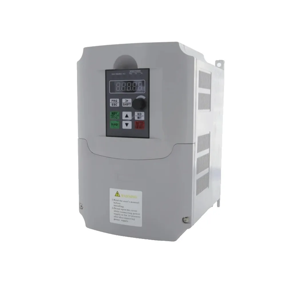 Variateur VFD 220V 5.5KW avec Sortie 0-400Hz pour Vitesse du Moteur