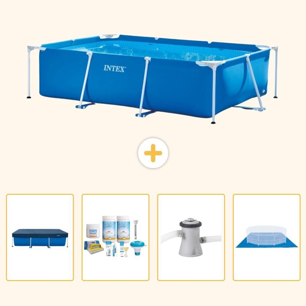 Rechteckiger Frame Pool - 260x160x65 cm - 5-teilig SCB1 Produktbild 