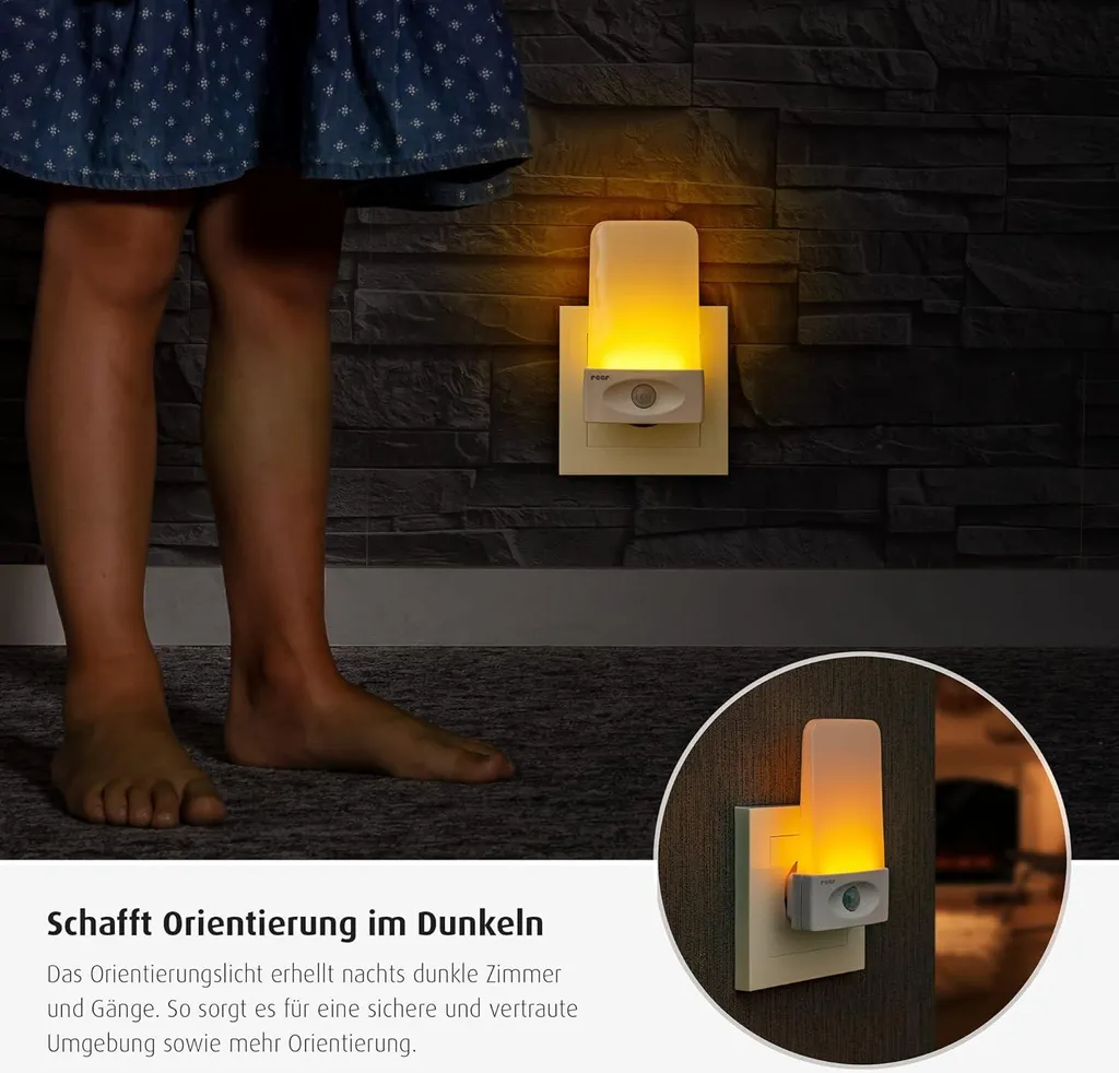 Reer Night Guide Veilleuse LED à Détection de Mouvement Intelligente