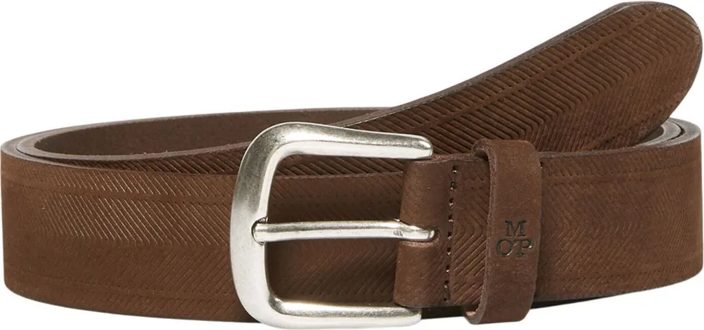Marc O'Polo Frigg Belt Dark Nutshell - Cintura Donna in Pelle W85