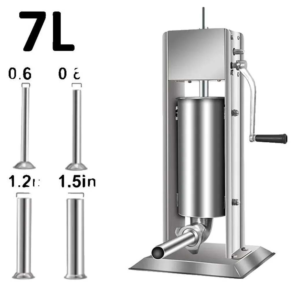 Machine de remplissage pour saucisses 7L verticale inox multi-tailles