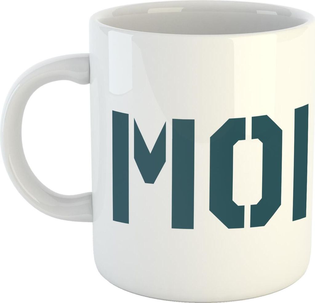Huuraa Kaffeetasse Moin Anker Geschenk Tasse Weiß 330ml Moin Anker Präsent