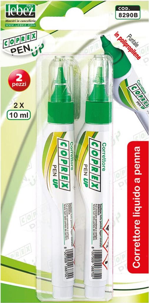 Lebez Comprex Infinity 8290B Grüner und weißer 10ml Stiftkorrektor 2er-Pack