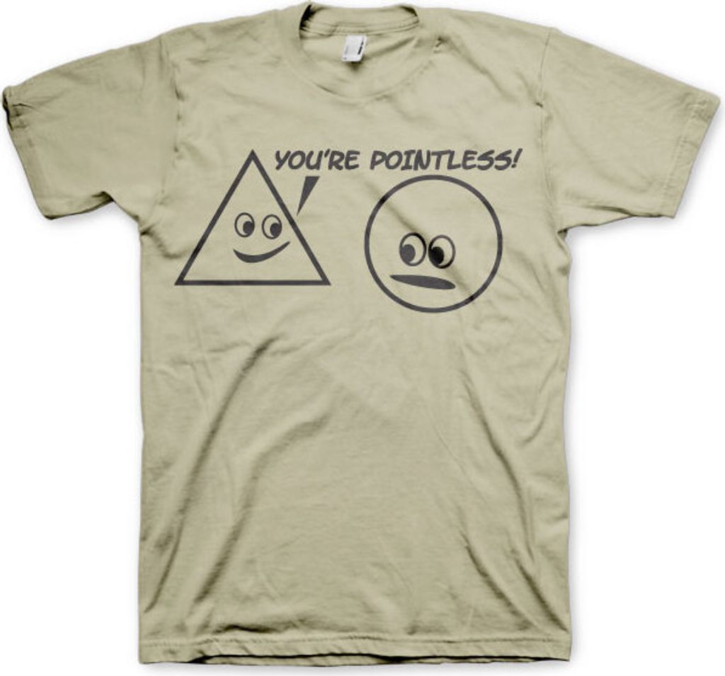 Youre Pointless T-Shirt - Large - Khaki