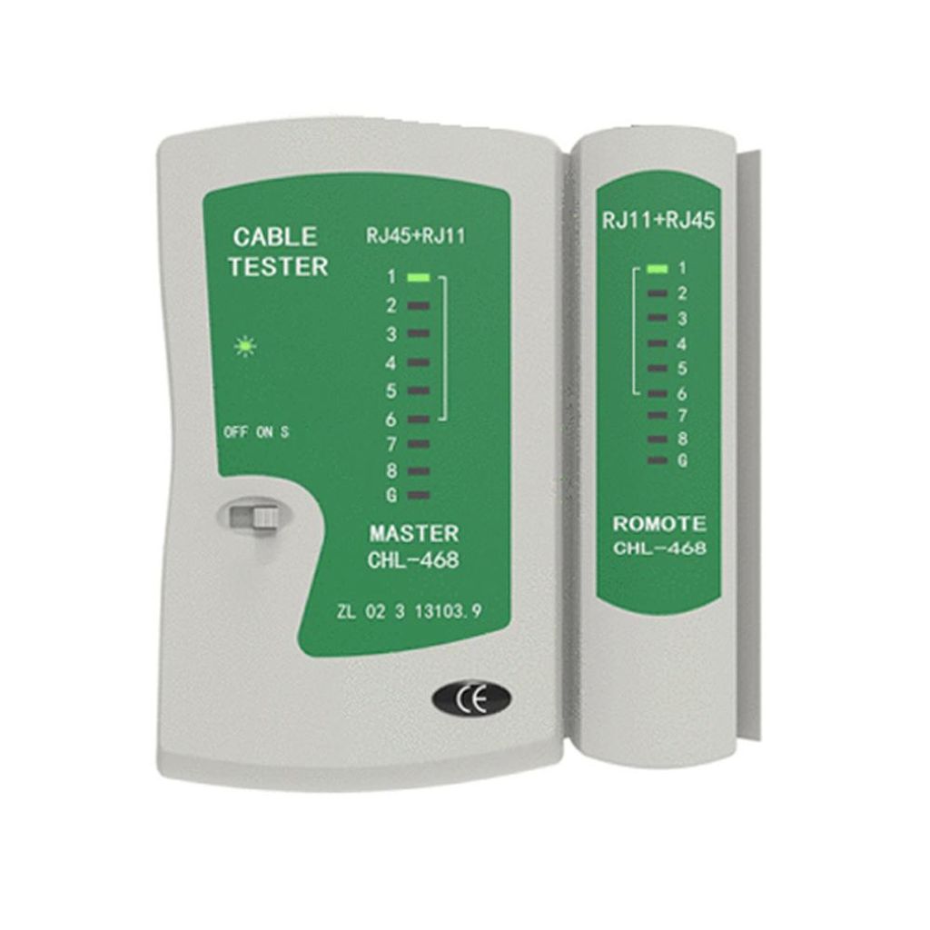 Q41C Bolwins LAN Kabel Tester – Netzwerk- & Patchkabel Prüfer für RJ45 / RJ11 Ethernet Cat5, Leitungstester für Netzwerkkabel