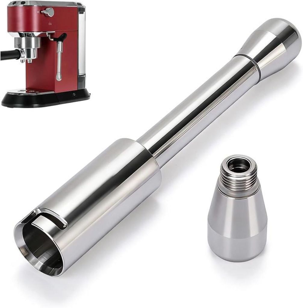 Kaffeemaschine Dampfdüse (1 Einlochdüse und 1 Dreilochdüse), Edelstahl -Dampfstab wiederverwendbarer-Düsenspitze für EC685 -Espressomaschine