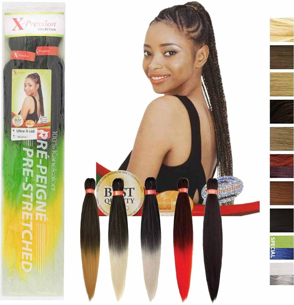 X-Pression 2x Pre-Stretched Braids 46' (116cm), Produktbild 