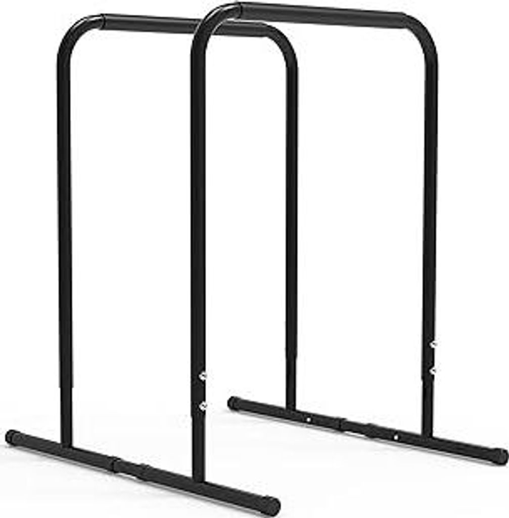 leikefitness Pull Up Dip Station Strength Training Dip Stand Station Triceps Dips Pushups for Home Gym
