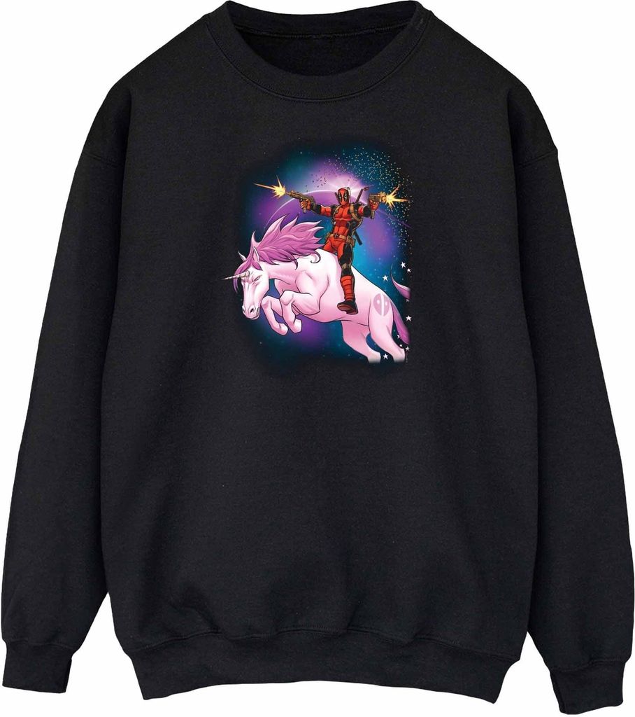 Marvel - "Space Unicorn" Sweatshirt für Damen BI50237 (L) (Schwarz)