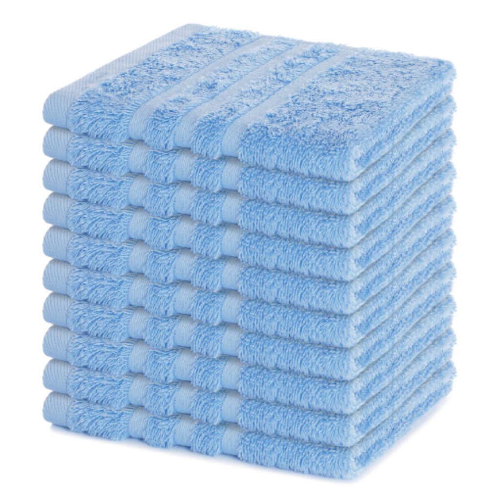 Lavea® Seiftuch 10er Set 30x30 cm, 100% Baumwolle, Produktbild 