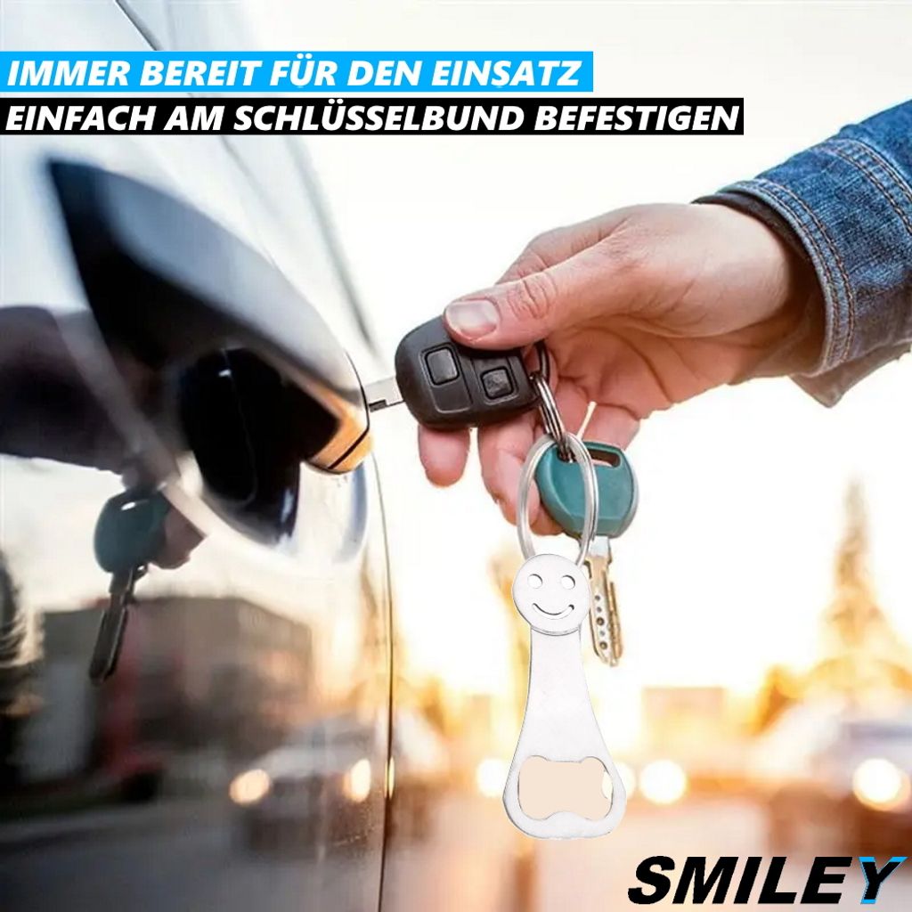 SMILEY Flaschen Öffner & Einkaufswagenlöser Produktbild 5