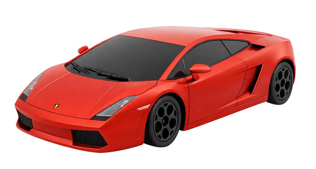 RC SPORTAUTO 18cm ferngesteuert 1:24 Lamborghini Modellauto Modell Auto Fahrzeug Spielzeugauto 32 (Lamborghini Gallardo, Farbe: Rot)