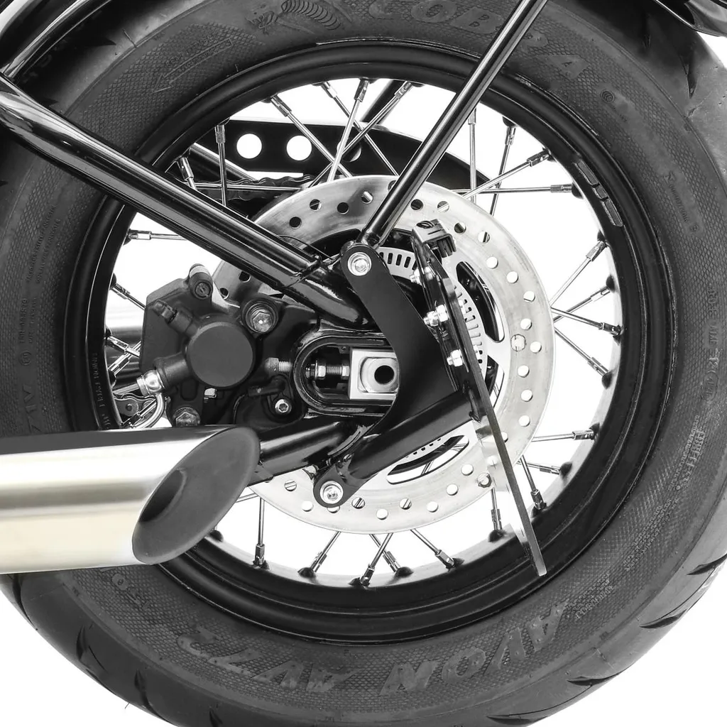 Support de plaque latéral Triumph Bobber pour look épuré custom