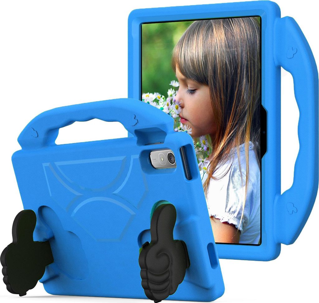 Kinder Schutzhülle für Lenovo Tab P11 Gen 2 11,5" 2023 /Tab P11 2nd Gen/Tab P11 Pro 11,5" 2020, Leicht EVA-Schaum mit Griff Ständer Hülle Blau