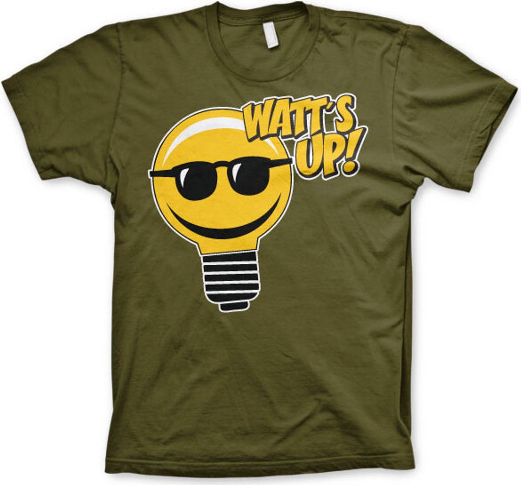 Watts Up! T-Shirt - Large - Olive