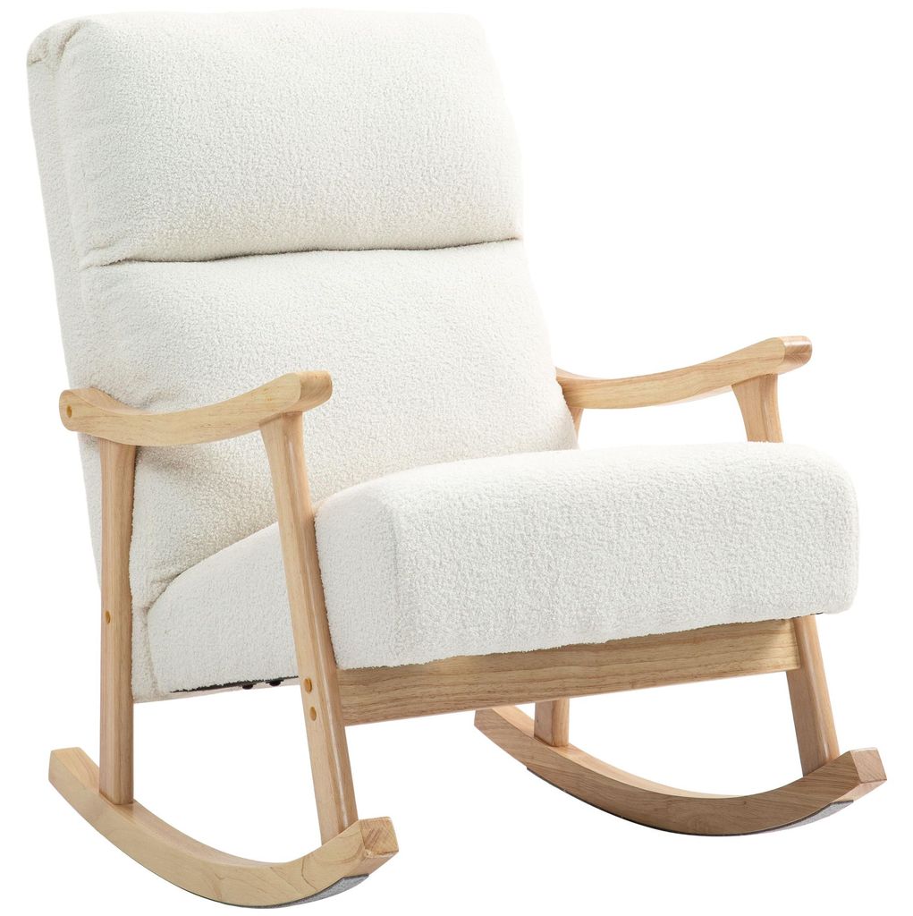 HOMCOM Schaukelstuhl, ergonomisch Schwingsessel, Produktbild 