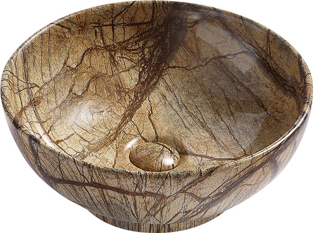 Aloni Crocodile Aufsatzwaschbecken 41 x 41 x 18 cm