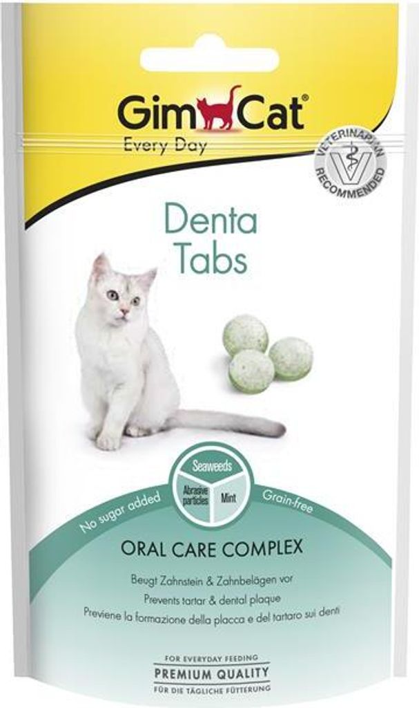 Gimcat Denta-Tabs, Mundpflegetabs für Haustiere, Katze, Produktbild 