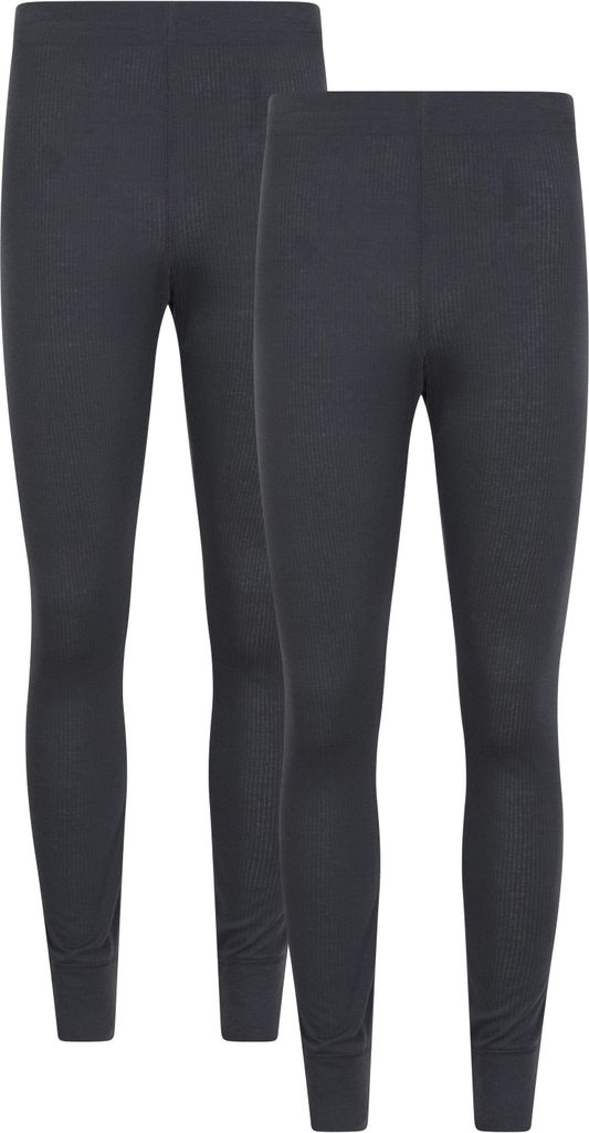 Mountain Warehouse - "Talus" Baselayerhose für Herren (2er-Pack) MW620 (L) (Holzkohle)