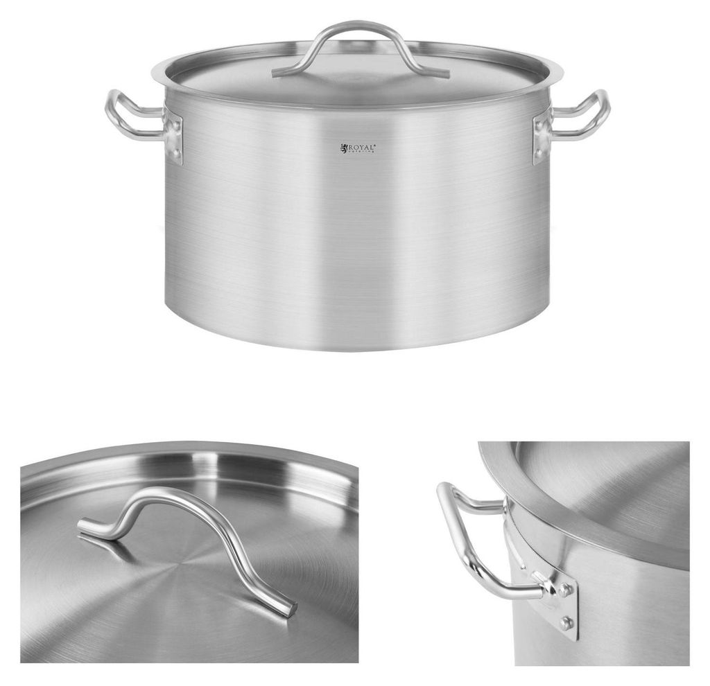 ROYAL Catering RCST-14E3-S Kochtopf inkl. Deckel, Produktbild 