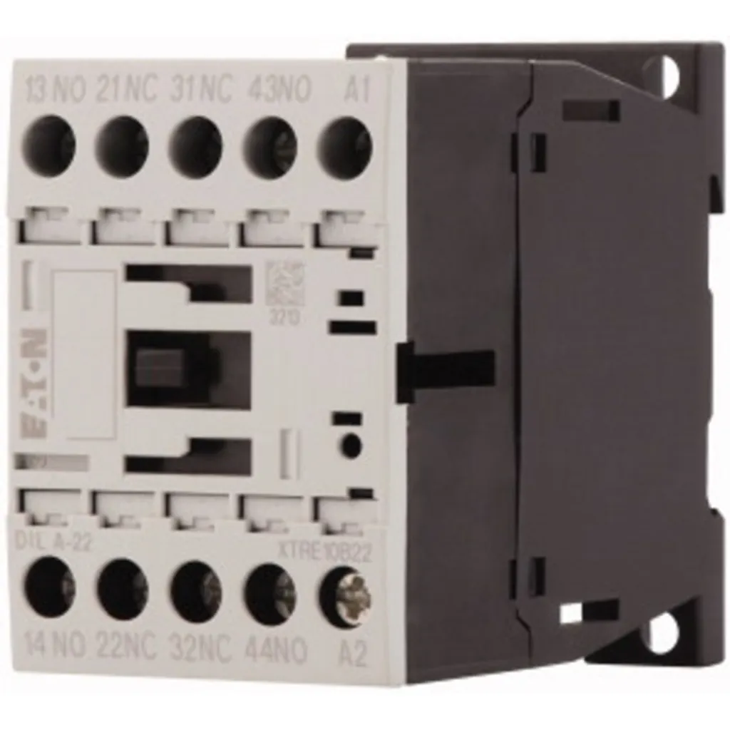 Contacteur auxiliaire Eaton pour circuit de commande 24V DC DILA-22 4p