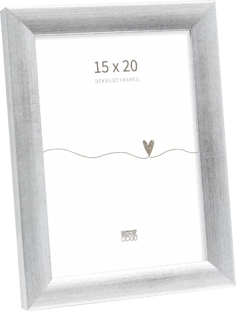 Deknudt S54SD3 Bilderrahmen Silber 15x20 cm