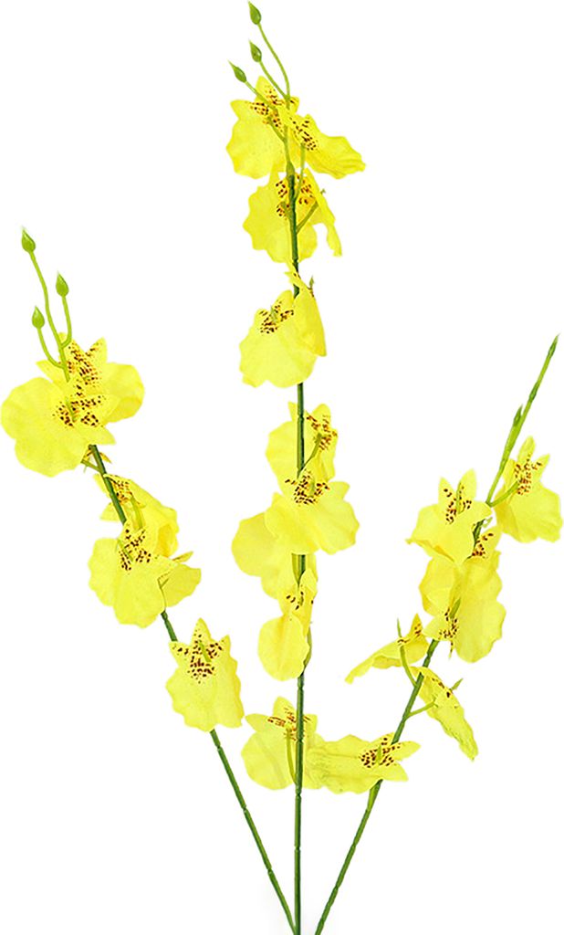 Künstliche Orchideen, 3 Gabeln, realistisch, bunt, Kunstblume, Hochzeit, Home Office, Tischdekoration, Kunstblumenzweig, Blumenarrangement, Dekora...
