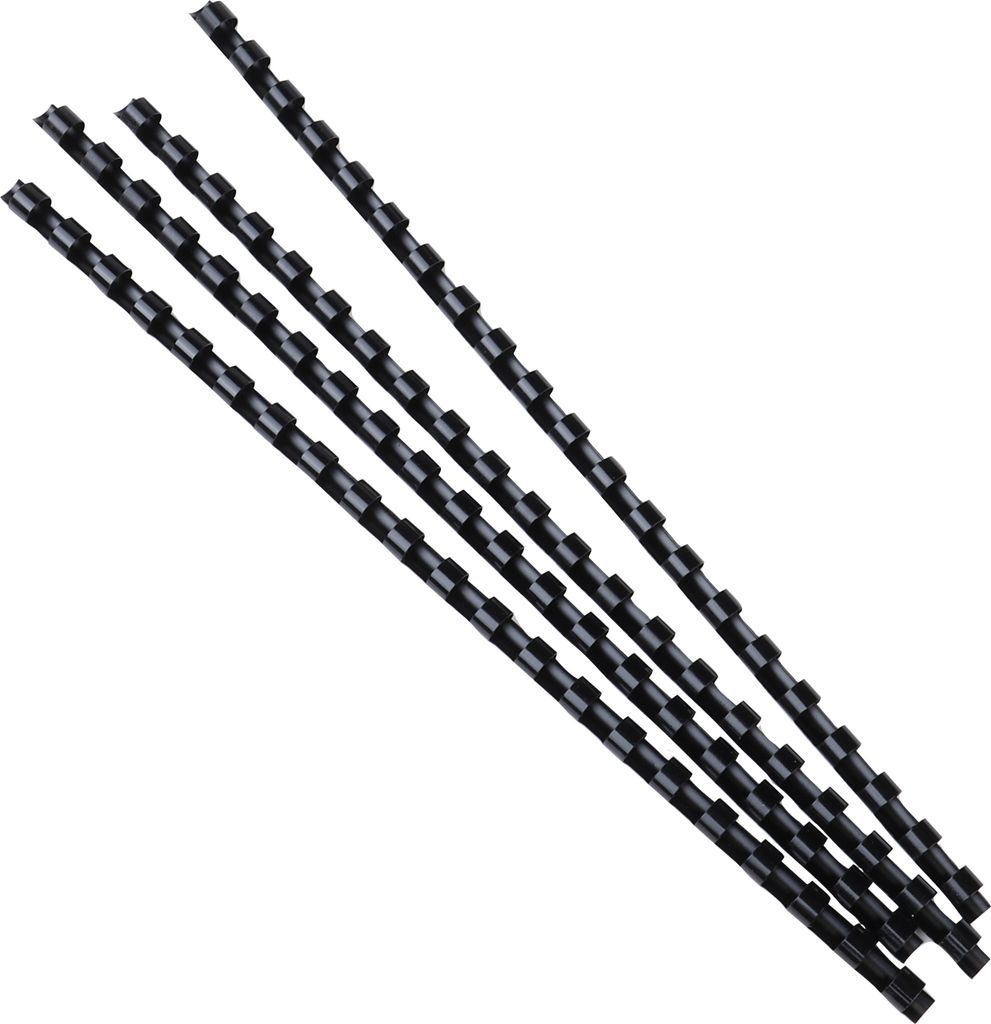 Exacompta Schachtel + 100 Spiralen 8 mm PVC für die Bindung, A4, Schwarz, 75201E