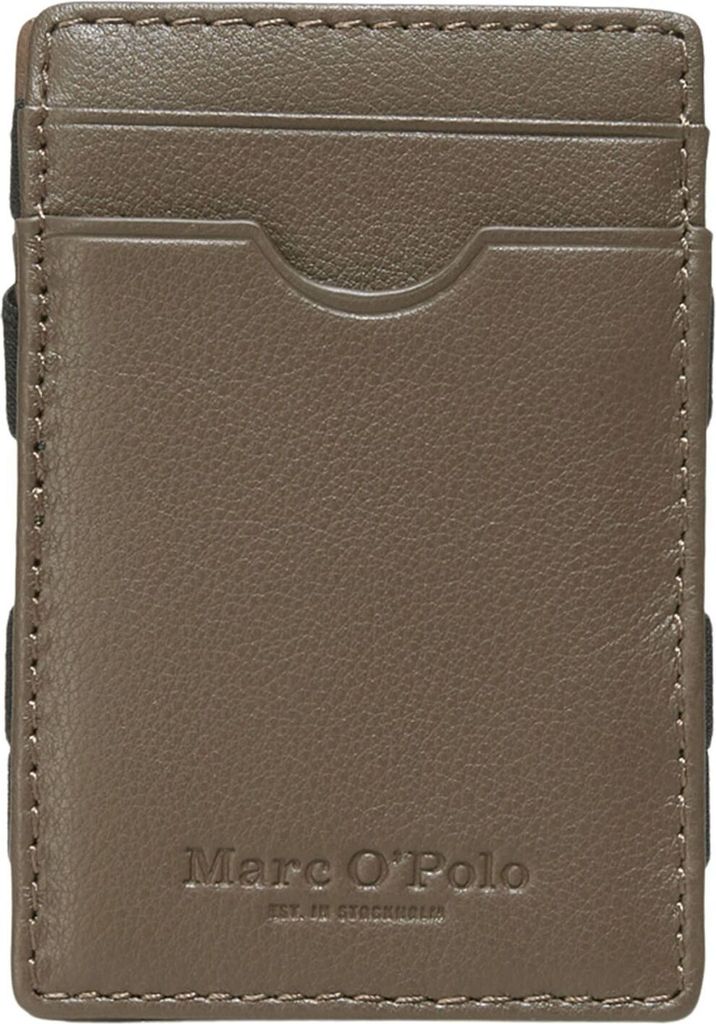 Marc O'Polo Kartenetui Morris Card Holder Dark Nutshell dunkelbraun