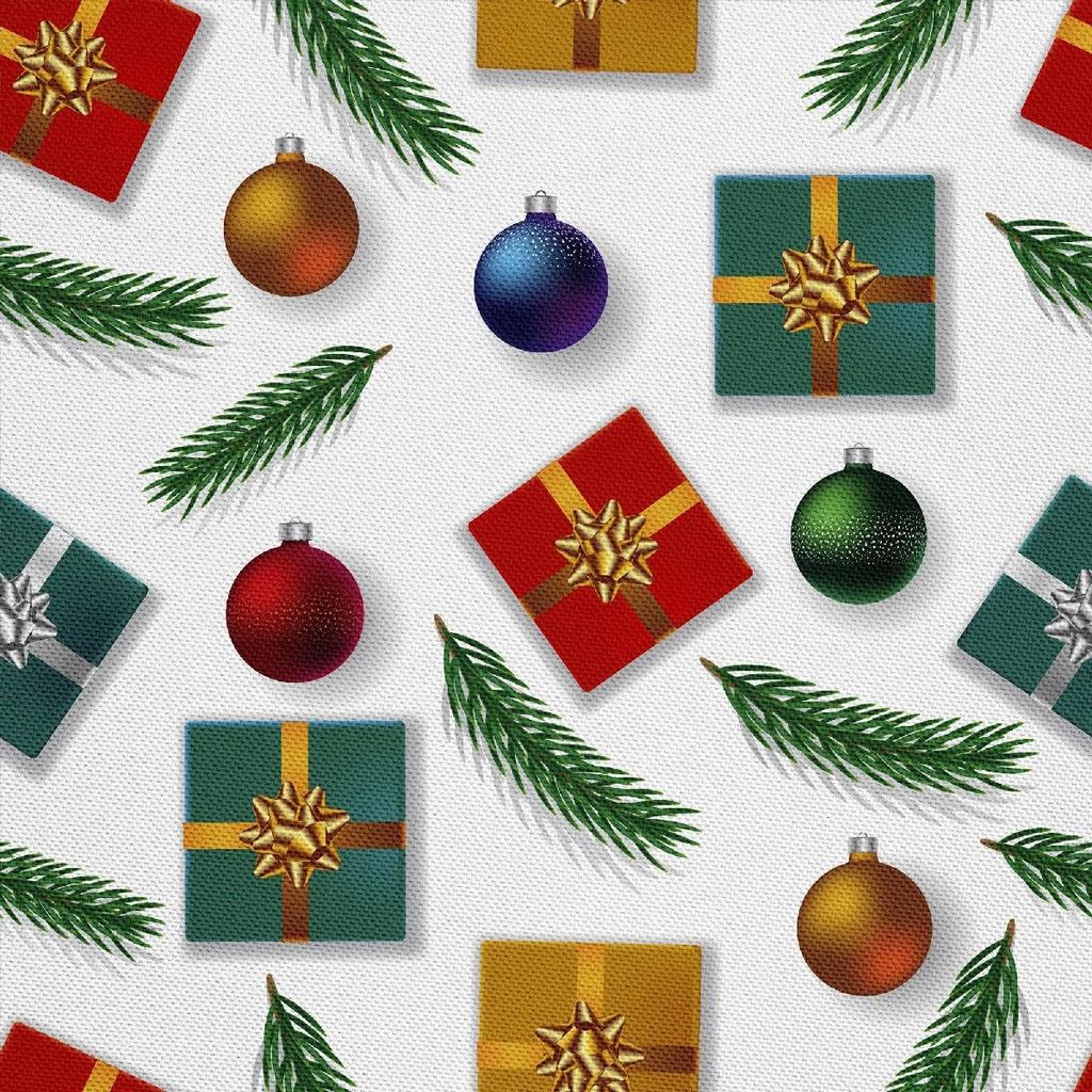 OUTDOOR DEKOSTOFFE OXFORD - Motiv Weihnachtsferien | DX1859