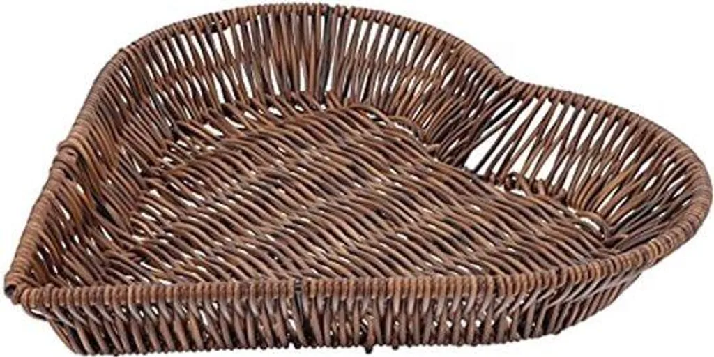 Étagère Rigide en Rotin 24x24 cm - Support de Rangement Artisanal Boho