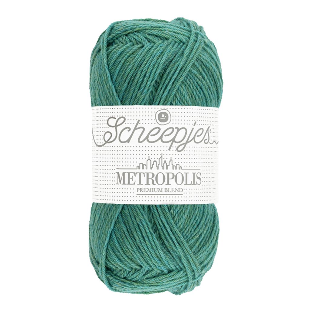 Scheepjes Metropolis 50g 018 Suwon - Grünblau meliert