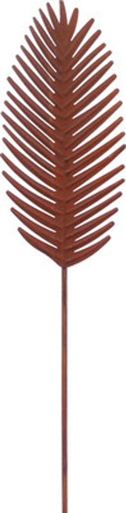 Dekostab Lafiora Blatt B Metall H 109 cm kupfer