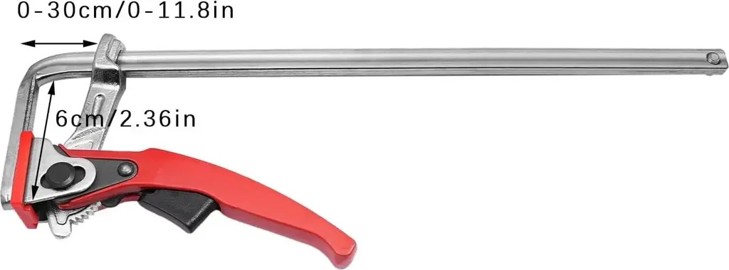 Serre-joint pour rail de guidage et table de travail MFT ouverture 30cm - 4