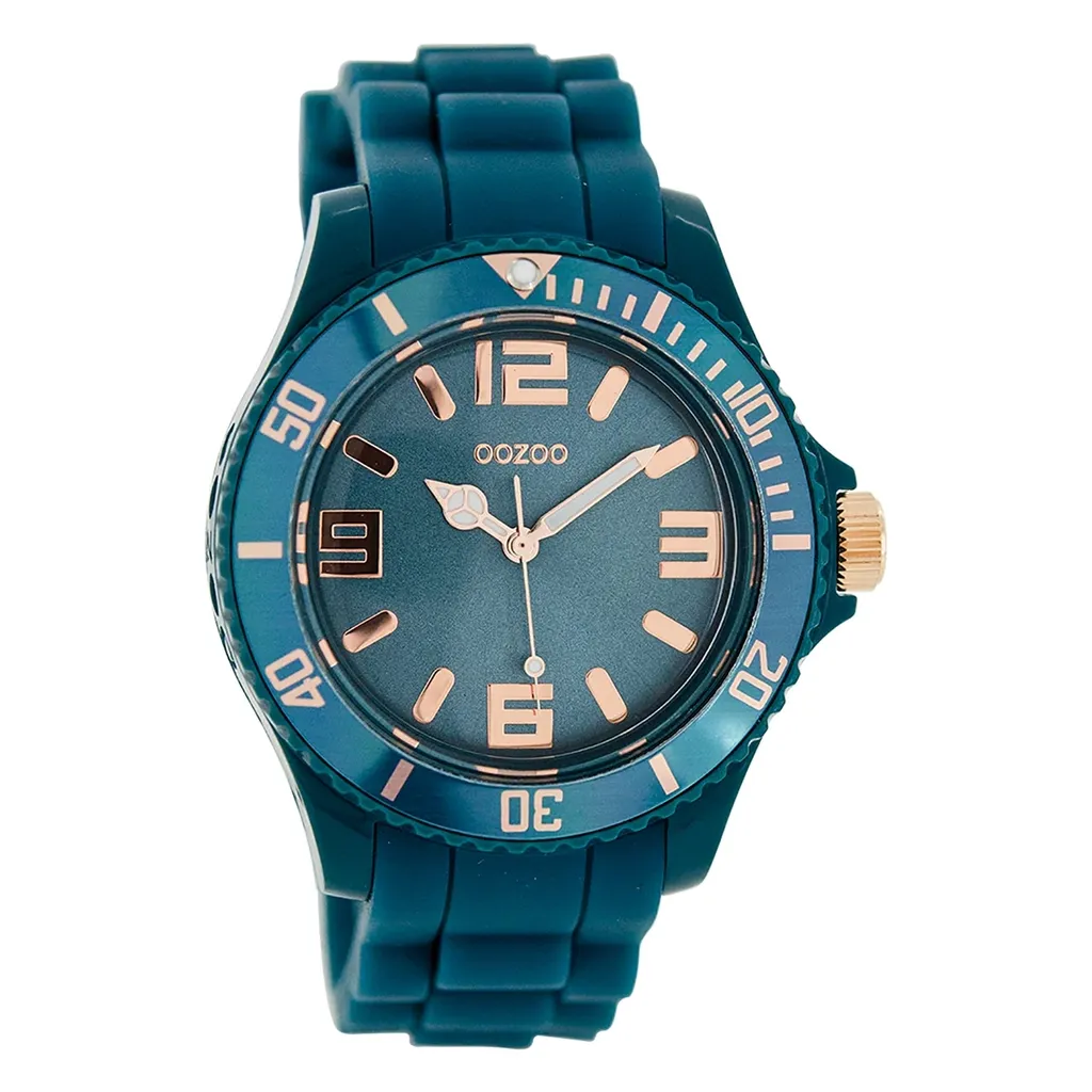 Oozoo Orologio Donna Verde Blu Silicone UOC5052A - Coloratissimo!