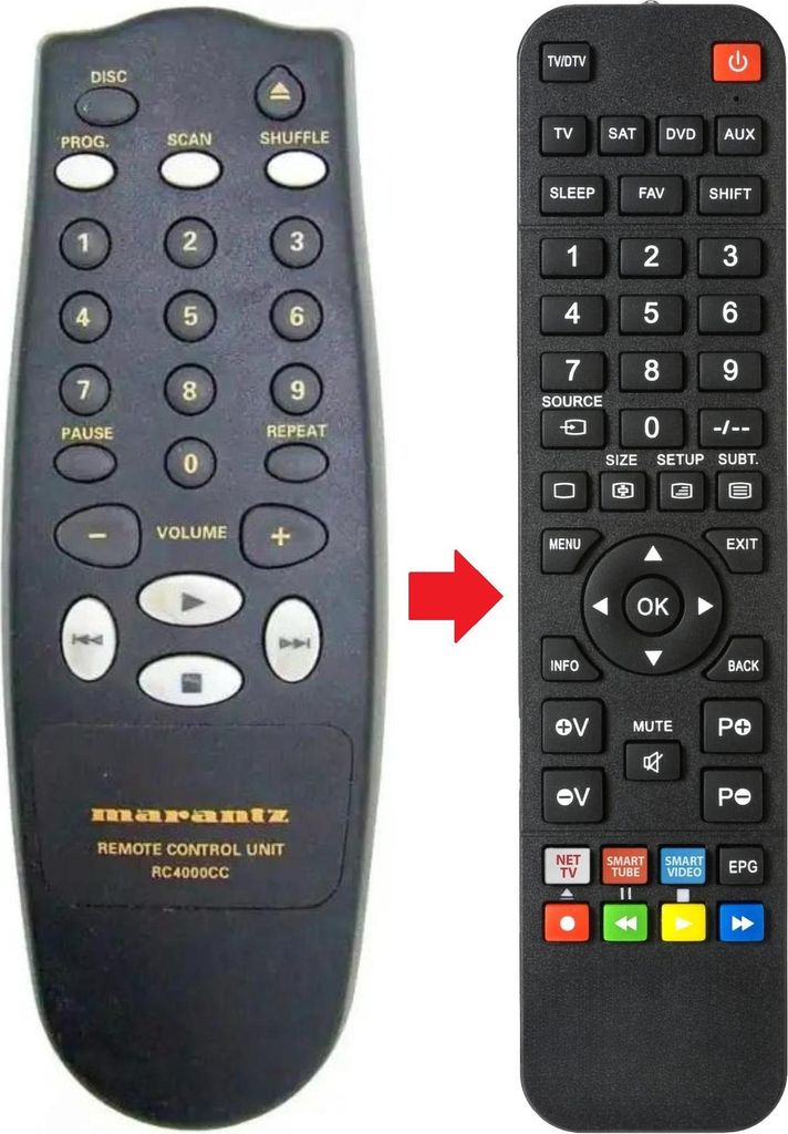Fernbedienung geeignet für MARANTZ CC-3000 | CC-4000 | CC-4000SE