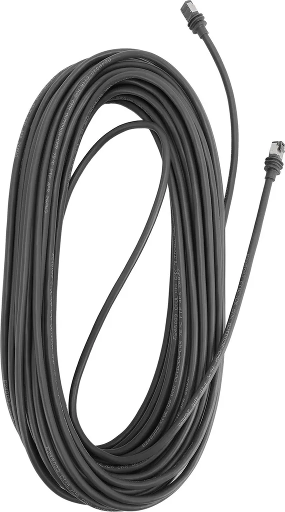 Câble Satellite Gen 3 Étanche IP68 avec Protection Anti-Morsure Gris