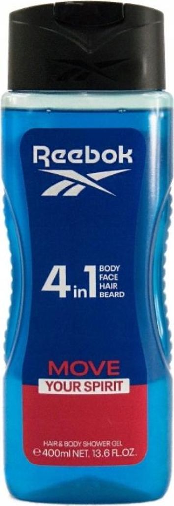 Reebok 4in1 Shower Gel Move Your Spirit 400ml Body Care Hair Men