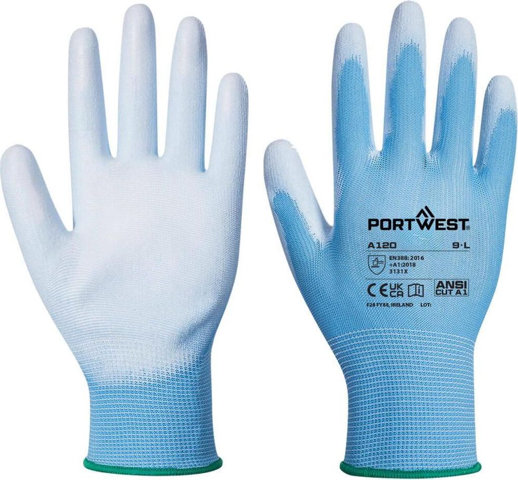 Portwest - Grip-Handschuhe "A120" PW326 (S) (Blau)