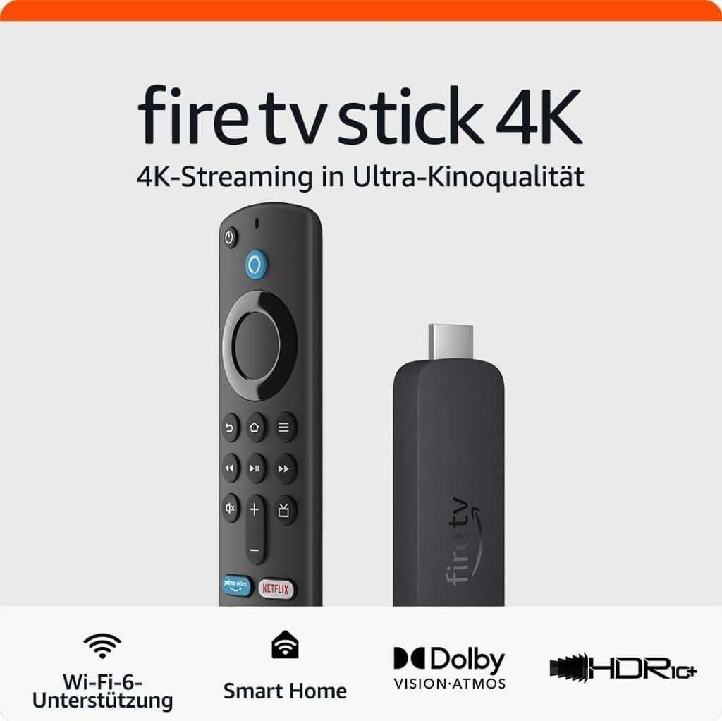 Amazon Fire TV Stick 4K (2024) Schwarz - B0CJKTWTVT