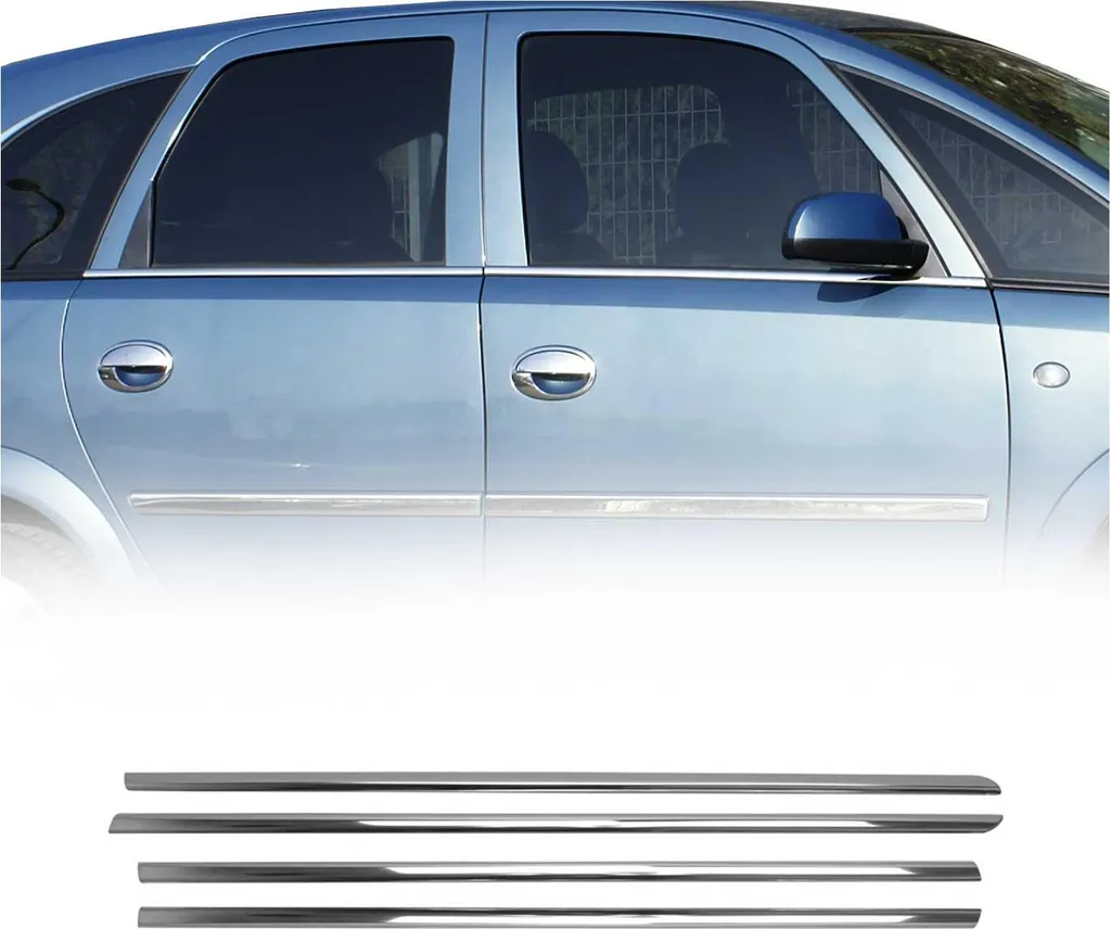 Cornici Cromate per Opel Meriva A 2002-2010 | Acciaio Inox 4pz
