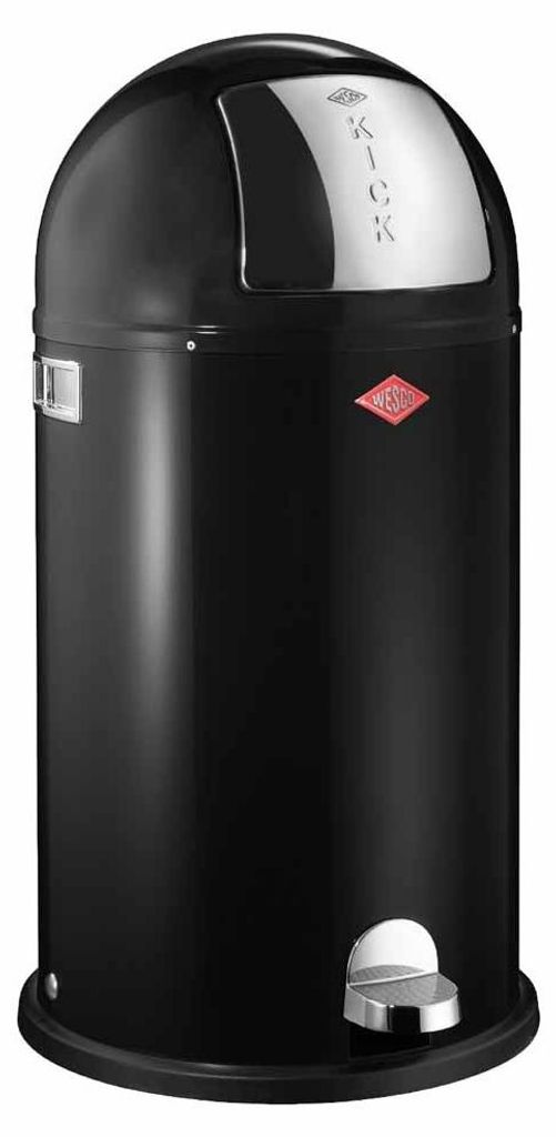 WESCO - Kosz na śmieci 40L KickBoy czarny Zdjęcie produktu 