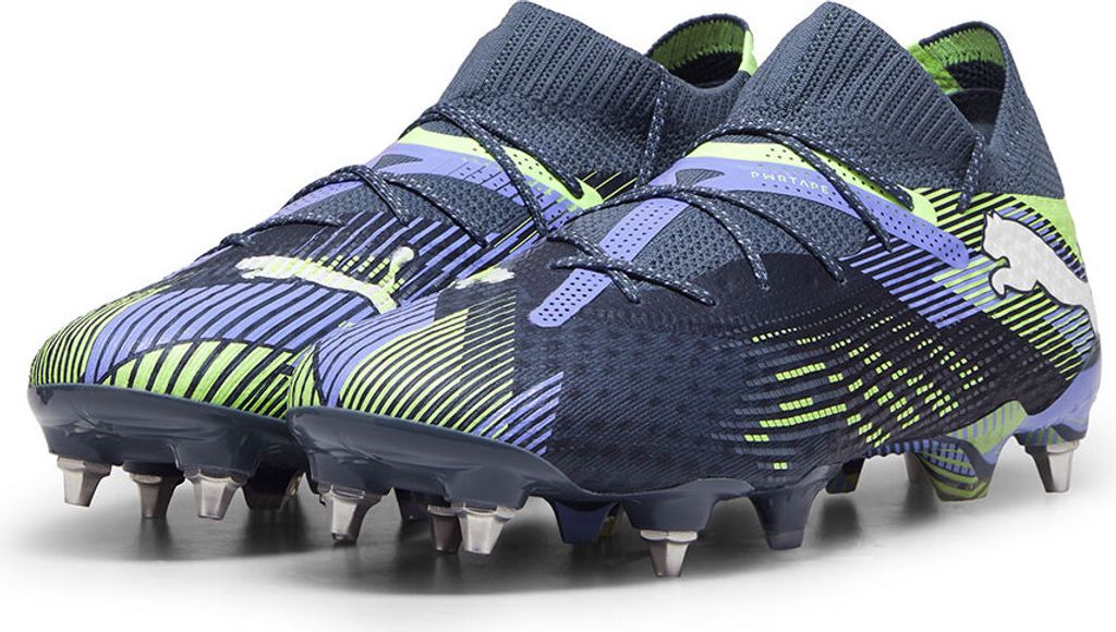 Puma Future 7 Ultimate Mxsg - gray skies-puma white-fizzy apple, Größe:5.5