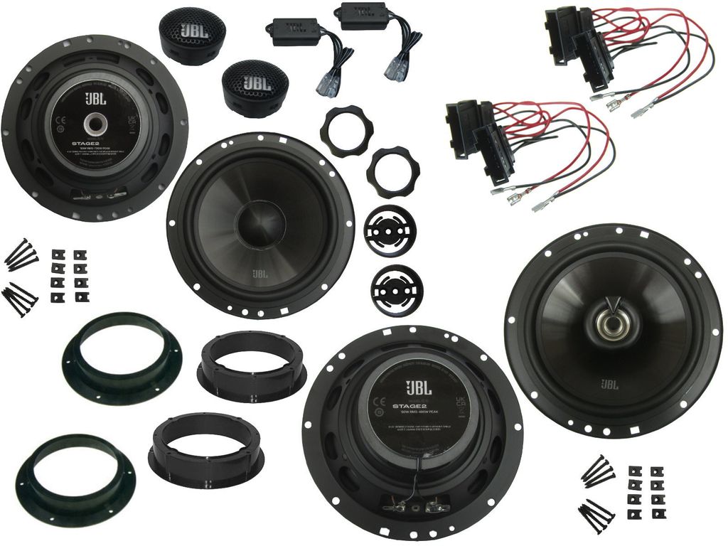 JBL Lautsprecher Set für VW Touran 1T Bj 03-15 Tür vorne hinten 1200 Watt