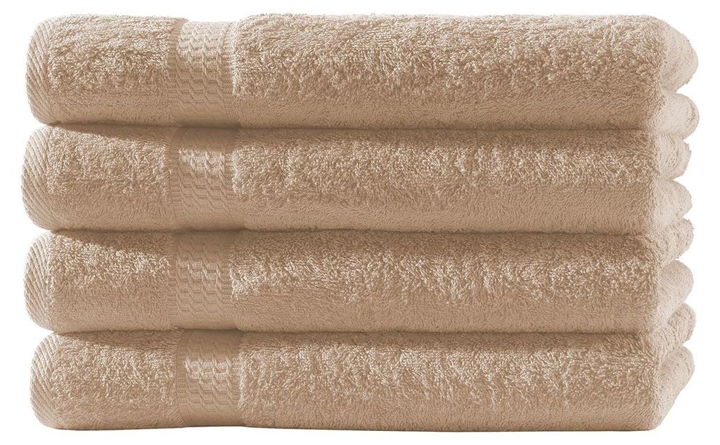 4er Set Frottee Gästetücher Elegance 30x50 cm 100% Produktbild 